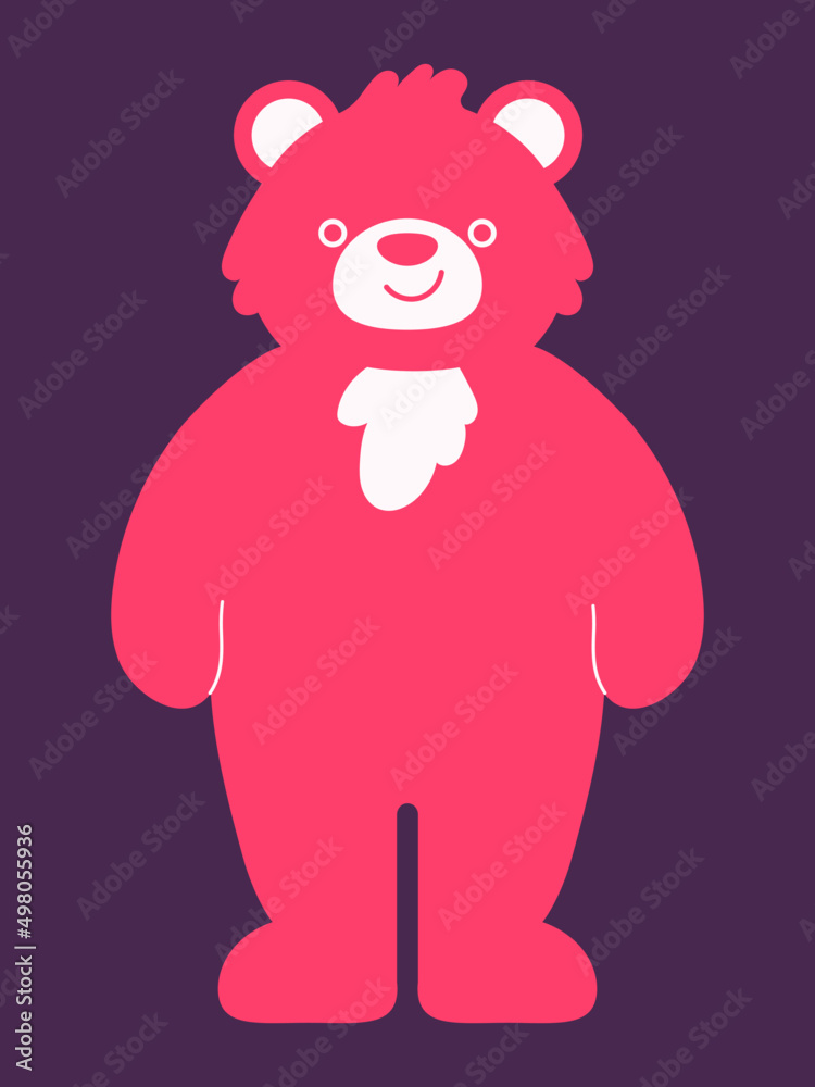 Fototapeta premium Pink bear