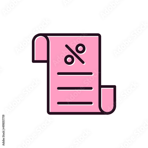 Bill Discount Icon
