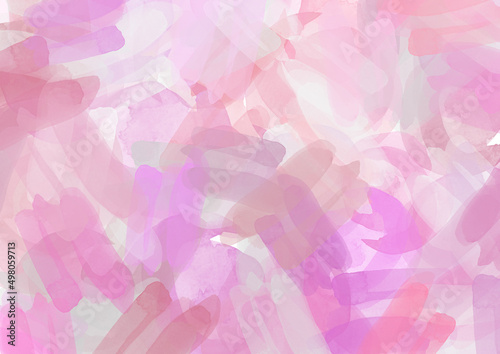 Spring pink Watercolor abstract Background. Pink gradient colorful Backdrop. Abstract Watercolor splashes and blots