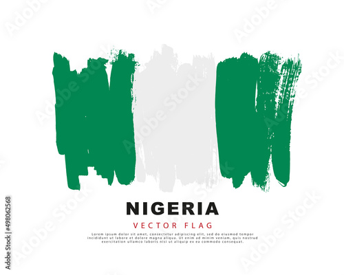 Tableau sur toile Flag of Nigeria