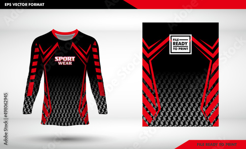 jersey rracing design cross rider, Jersey design for cycling, Long sleeve t-shirt sport motorcycle, motocross jersey, abstract pattern design for sport team jersey, team uniform