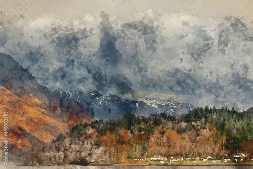 Digital watercolour paintin...