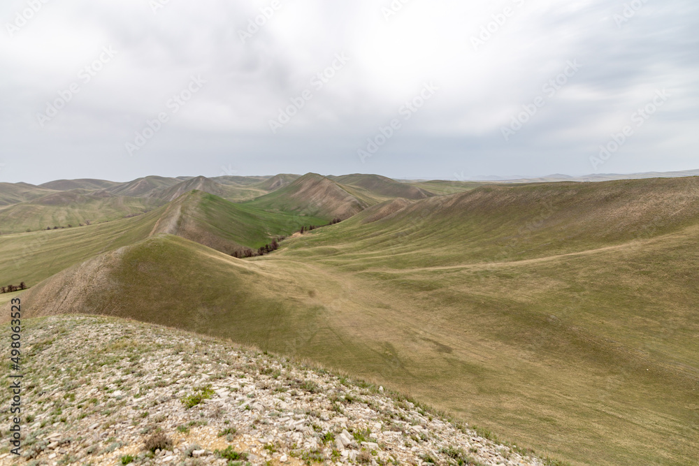Long mountains, Orenburg region, Southern Urals, Russia. Long mountains, Orenburg region, Southern Urals, Russia.
