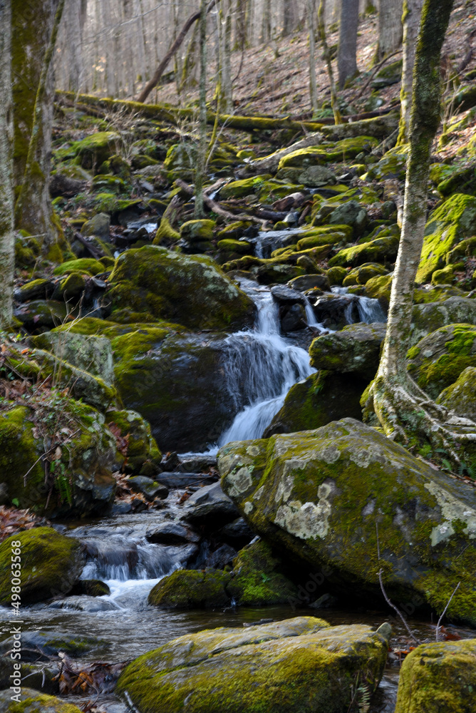 Vermont waterfall and clear swimming hole Vermont waterfall and clear swimming hole