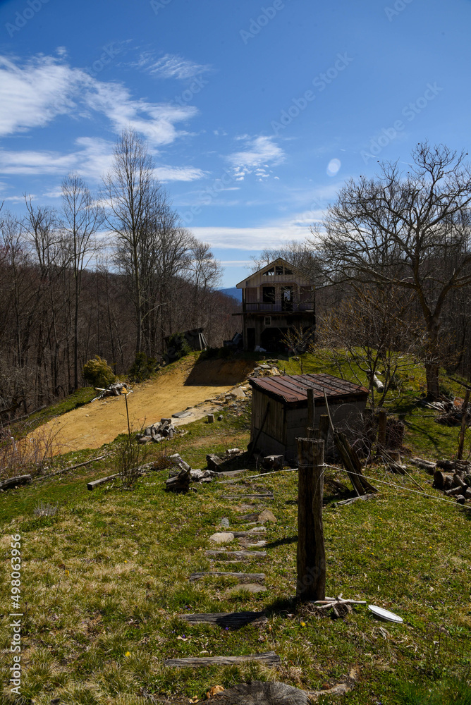 Abandoned shack in the Appalachian Mountains Abandoned shack in the Appalachian Mountains