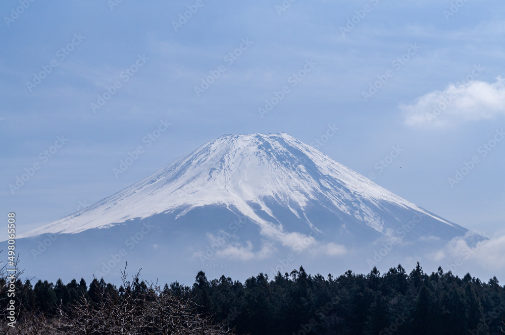 静岡県富士宮市朝霧高原からの富士山