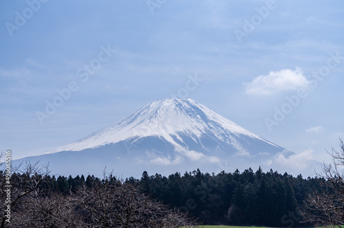 静岡県富士宮市朝霧高原からの富士山