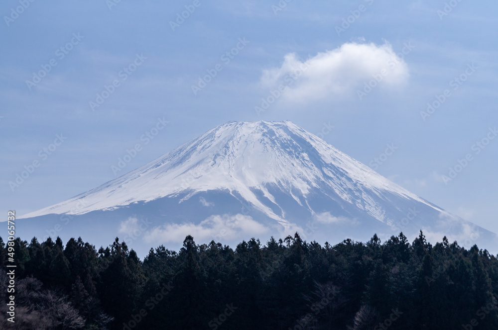 静岡県富士宮市朝霧高原からの富士山 静岡県富士宮市朝霧高原からの富士山