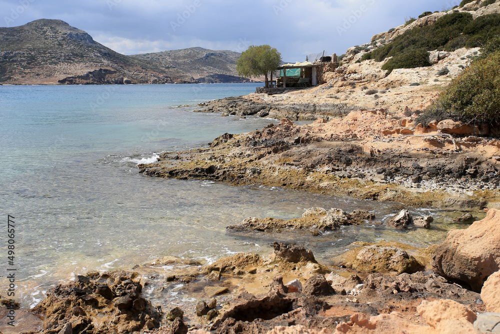 Stones and xerothermic grassland in Kyriamadia Natural Park (northeastern part of Crete)