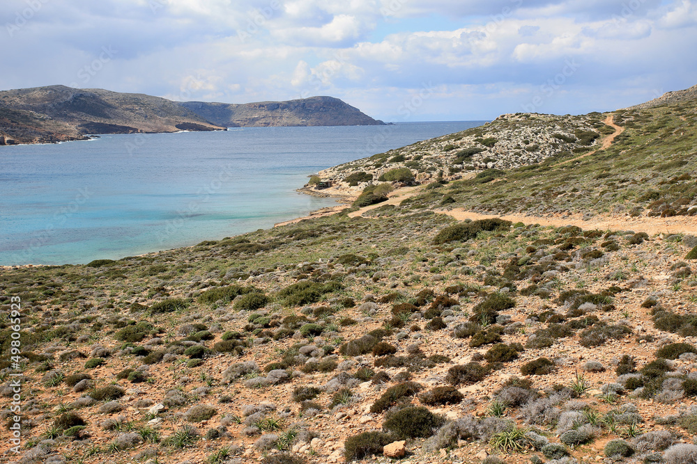 Stones and xerothermic grassland in Kyriamadia Natural Park (northeastern part of Crete)