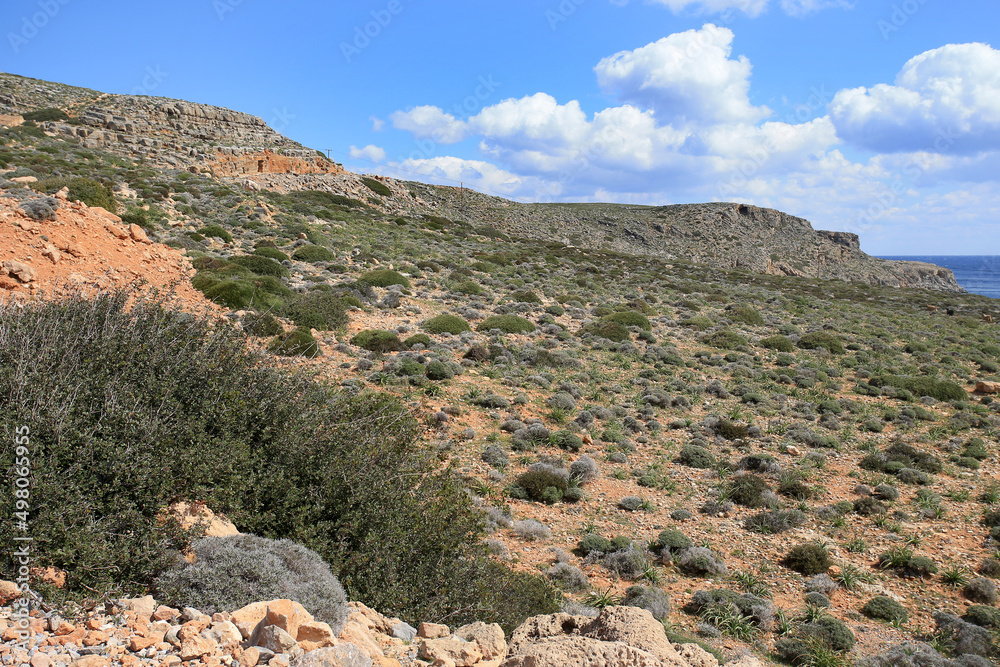 Stones and xerothermic grassland in Kyriamadia Natural Park (northeastern part of Crete)