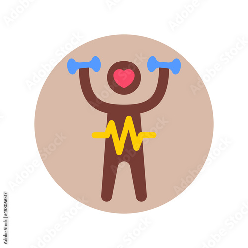 Health Wellness icon in vector. Logotype