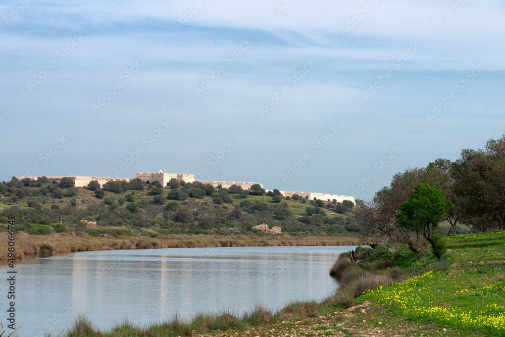 Castro Marim castle in the Algarve, Portugal