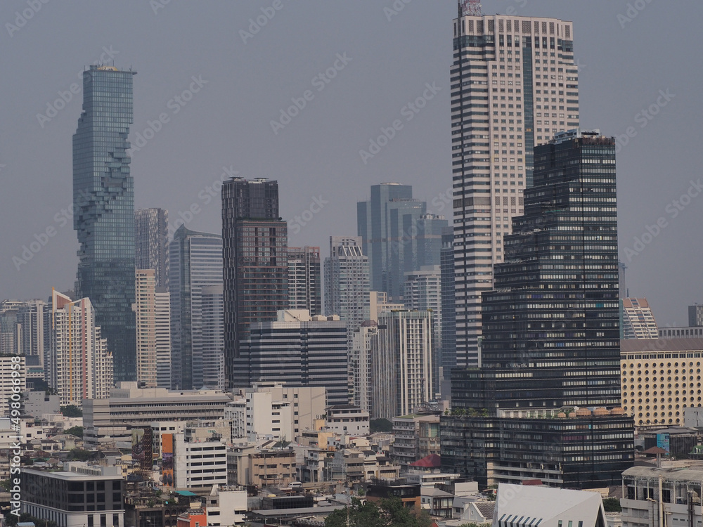 Obraz premium city skyline at night