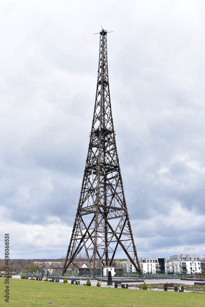 Poland, Gliwice, radio station, the tallest wooden structure in the world,