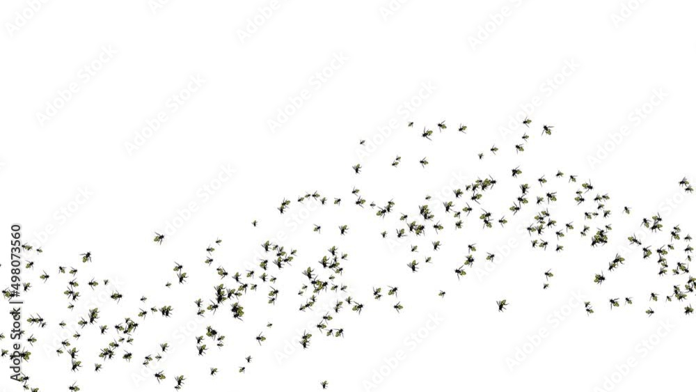 Custer of bees. Hardworking honeybee swarm in apiary. Honeybees fly on green background. Honey bee hive with natural pollen and propolis. Beekeeping and apiarist concept swarm of bee flying in apiary