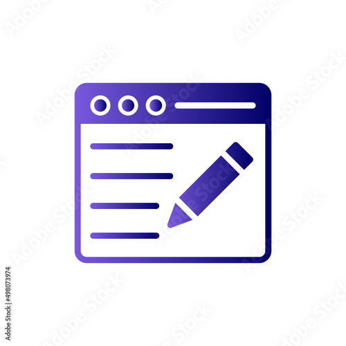Blogging Icon