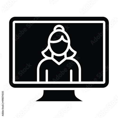 News Anchor Icon Style