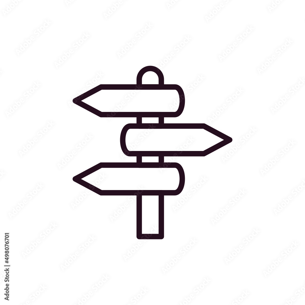 Directional Sign Icon Directional Sign Icon