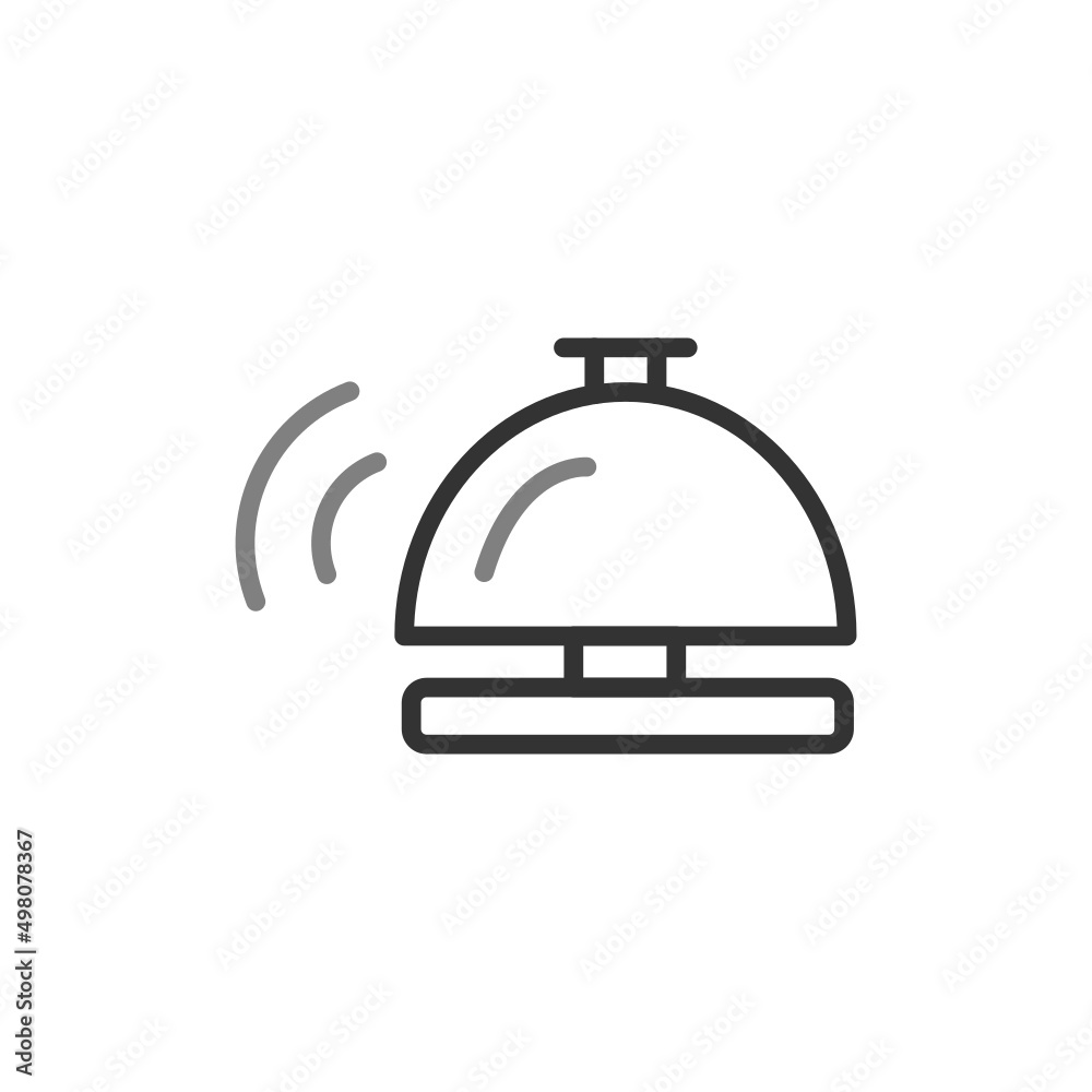Obraz premium Reception Bell Icon