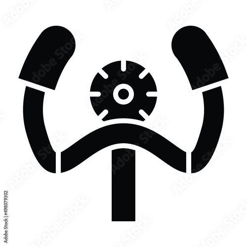Aeroplane Steering Wheel Icon Style