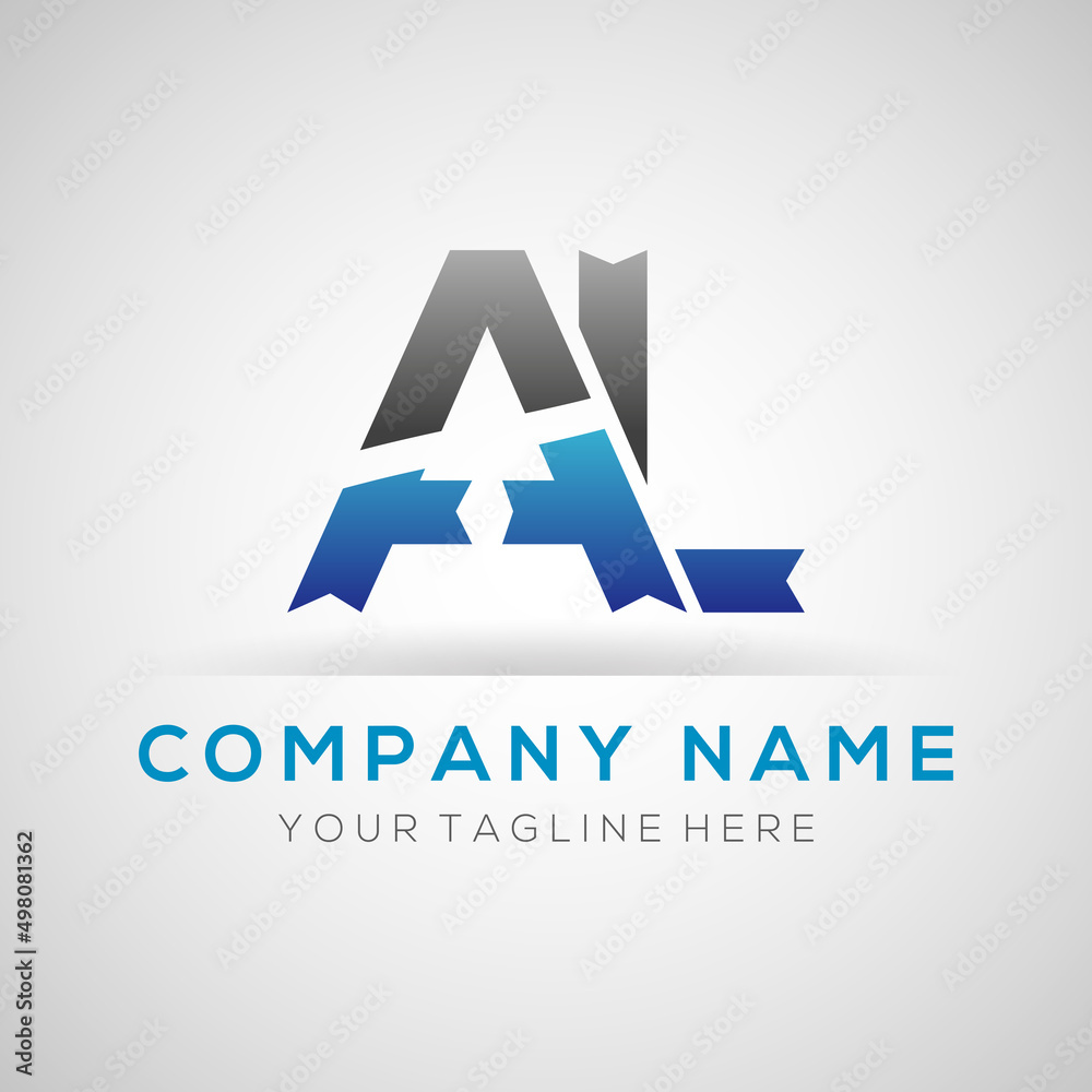 Creative Letter AL Modern Business Logo Vector Template. Initial AL Logo Template Design. Creative Letter AL Modern Business Logo Vector Template. Initial AL Logo Template Design.