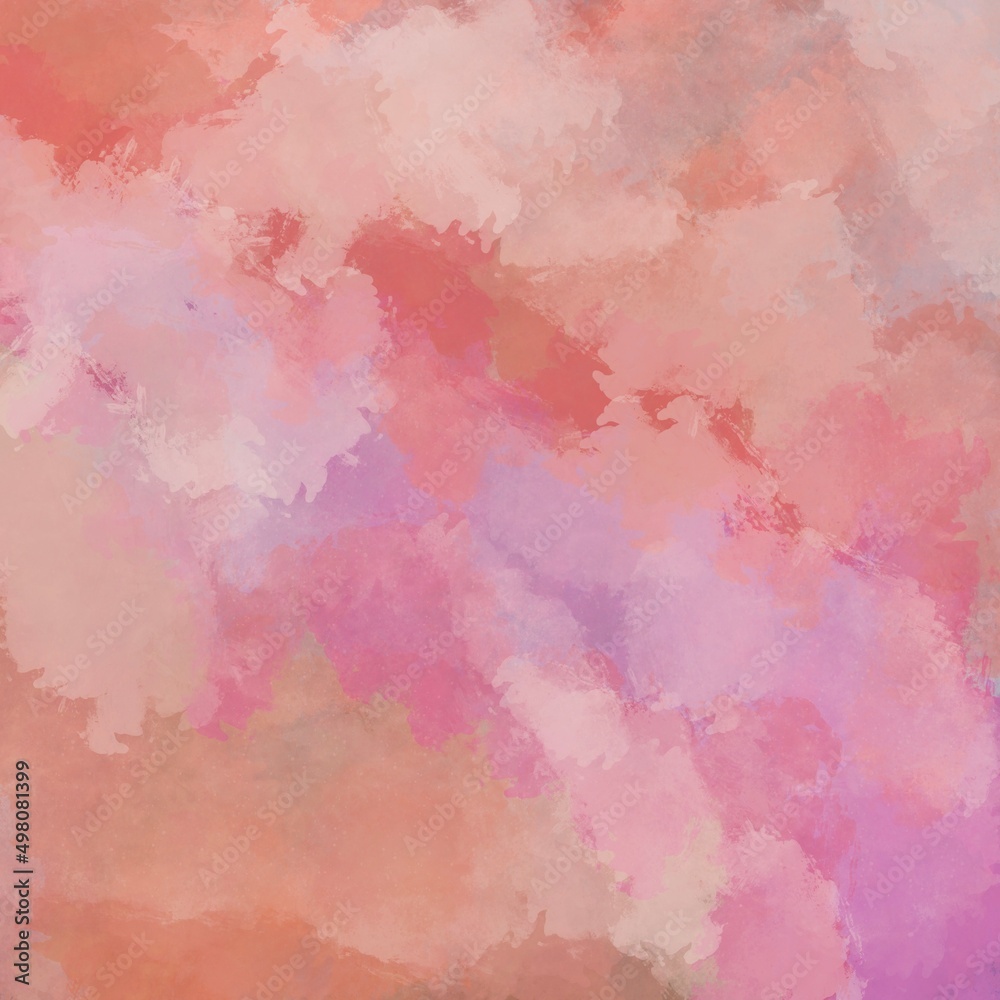 red pink background. brush strokes. wallpaper. abstraction
