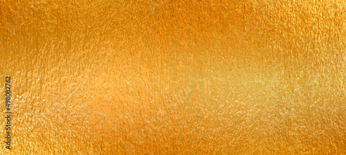 Shiny yellow leaf gold metall texture