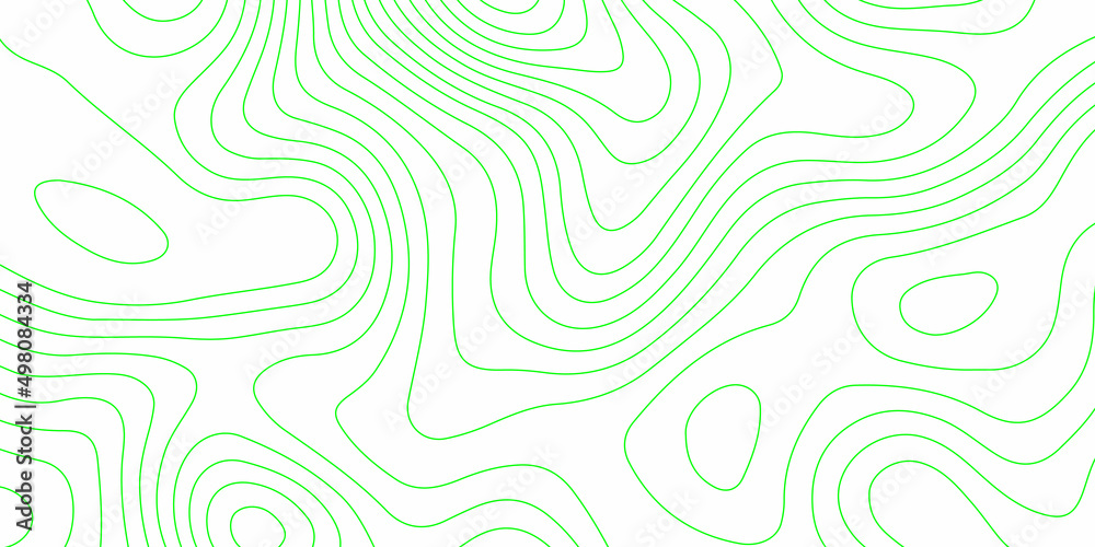 Abstract background vector White gray topographic line contour map background, geographic grid map . The concept of a conditional geography scheme and the terrain path. Map on land vector terrain .