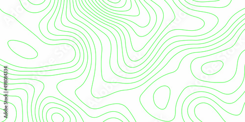Abstract background vector White gray topographic line contour map background, geographic grid map . The concept of a conditional geography scheme and the terrain path. Map on land vector terrain .