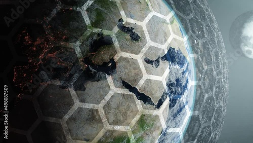 地球へシールド展開