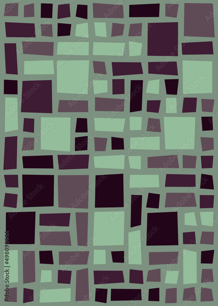 Offset Quads generative art background art illustration Offset Quads generative art background art illustration