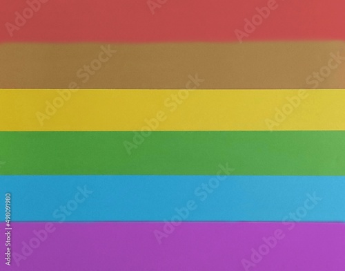 Rainbow background with copy space. Pride month. LGBT flag