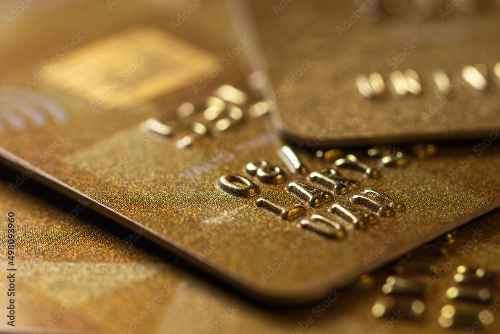 Credit card close up shot with selective focus for background. Credit card close up shot with selective focus for background.