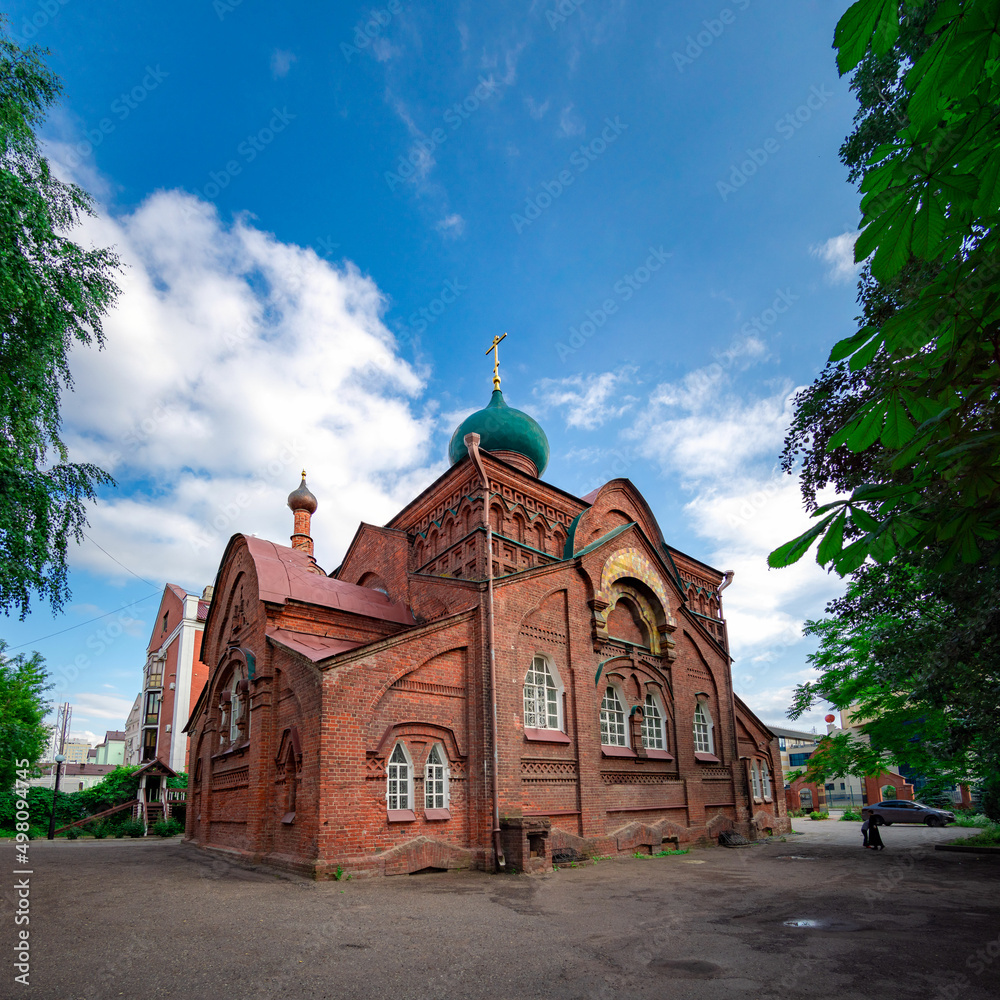 Naklejka premium Church of the Kazan Icon of the Blessed Virgin Mary in Kazan