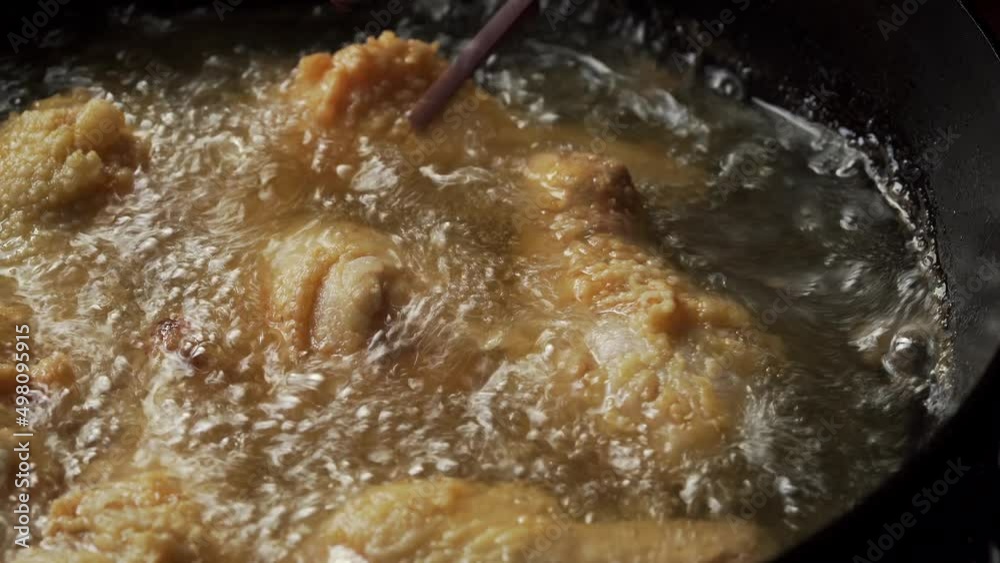 Crispy fried chicken thighs process and ingredients Crispy fried chicken thighs process and ingredients