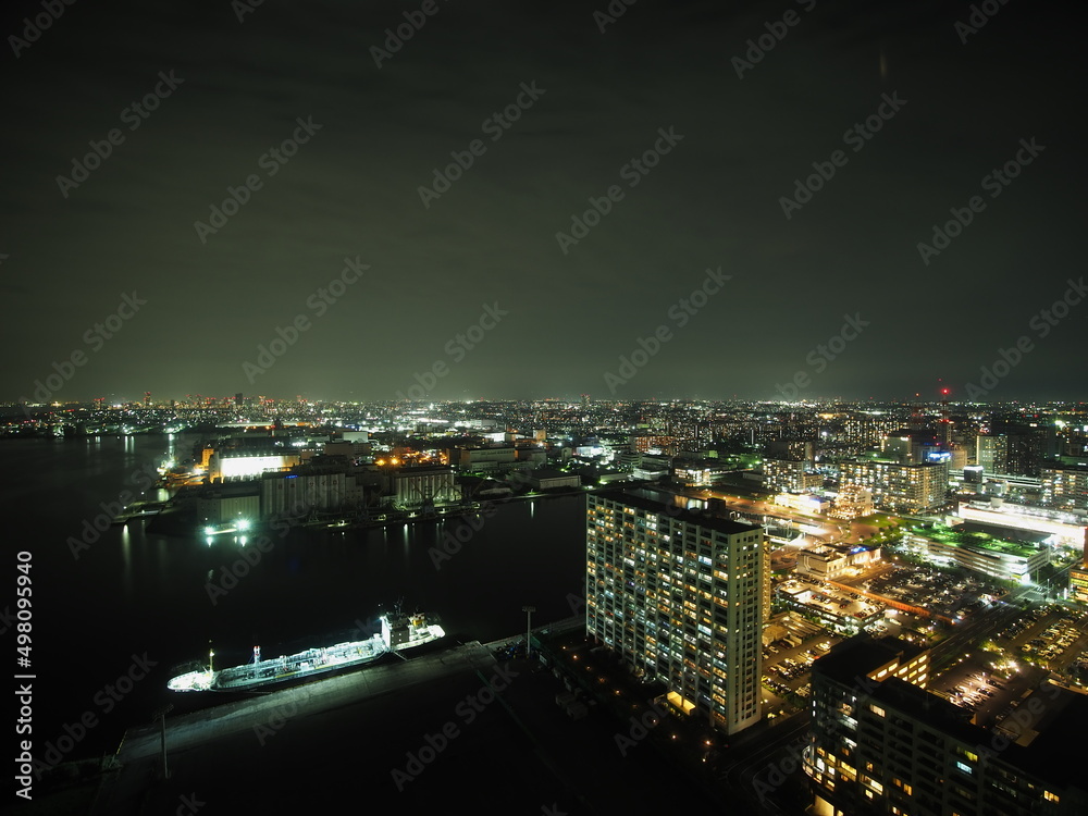 Obraz premium 千葉ポートタワーからの夜景