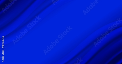 Abstract background . Blue fabric wavy folds of grunge silk or satin. Vector.
