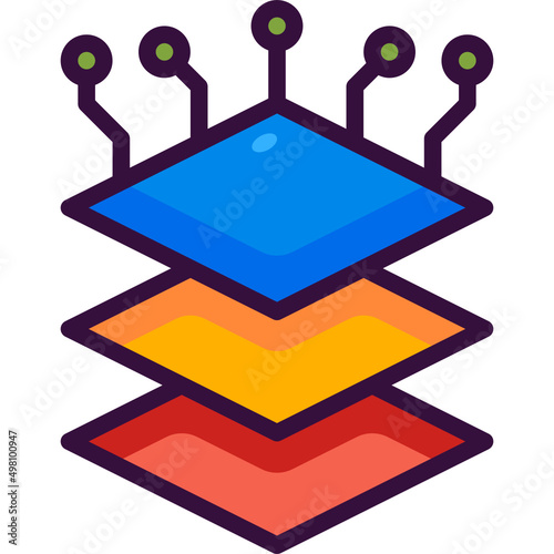 layers line icon