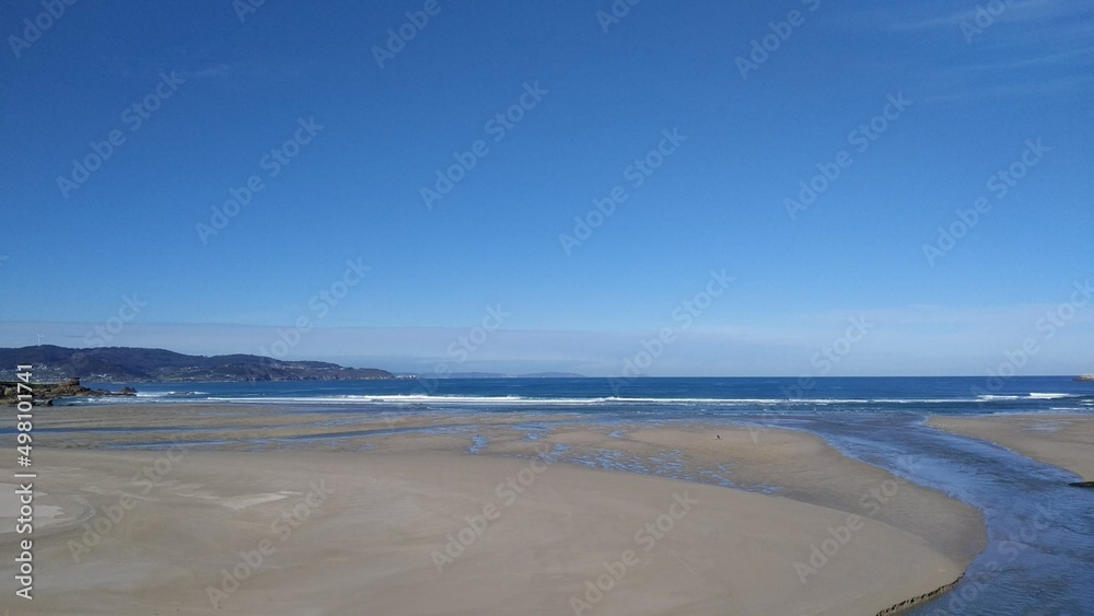 Playa de Sabón en Arteixo, Galicia