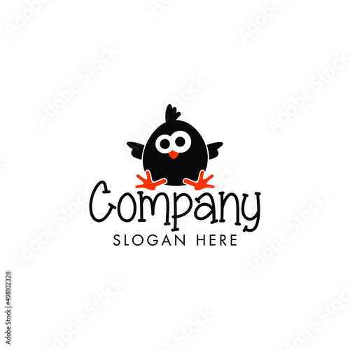 Bird, Chick, Cute Logo Design