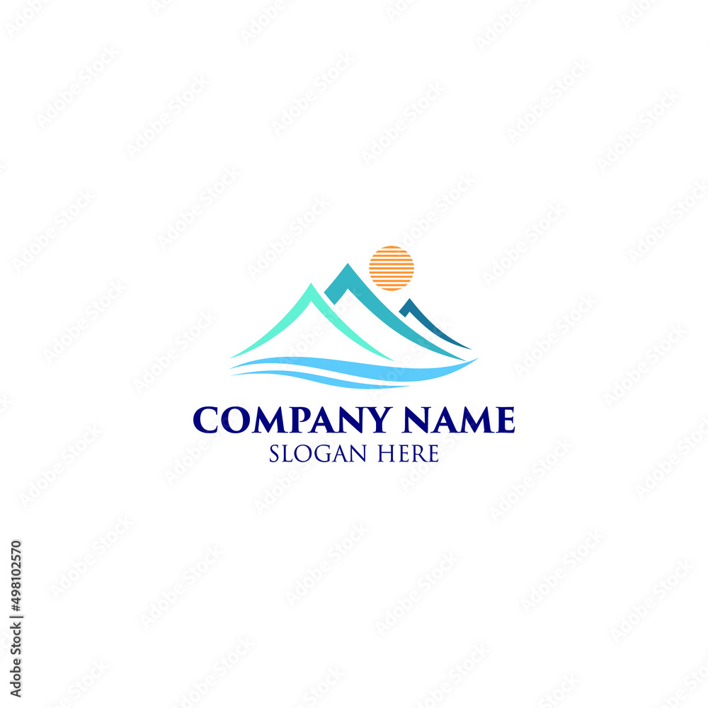 Mountains Logo, Company Logo Design Mountains Logo, Company Logo Design