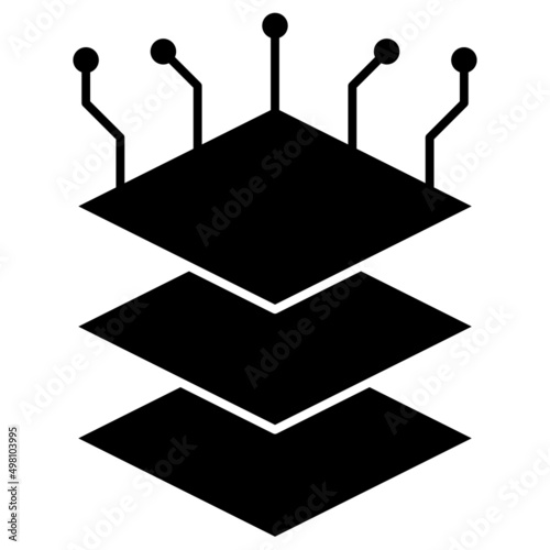 layers solid icon
