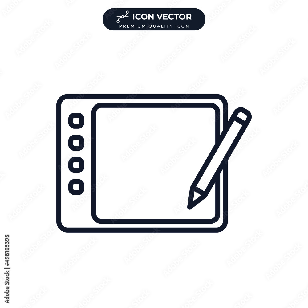 graphic tablet icon symbol template for graphic and web design collection logo vector illustration graphic tablet icon symbol template for graphic and web design collection logo vector illustration