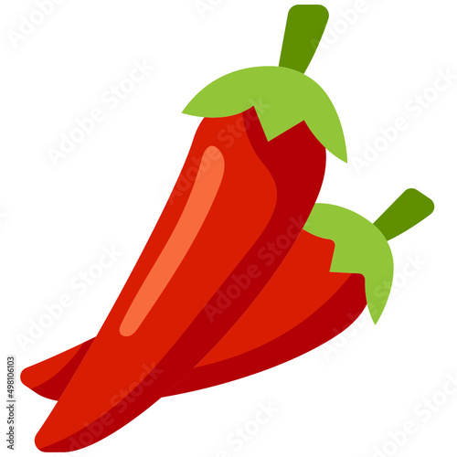 chili flat icon