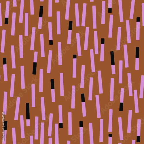 Seamless geometric pattern with creative lines. Abstract minimal texture. Vector illustration