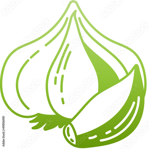 garlic gradient icon