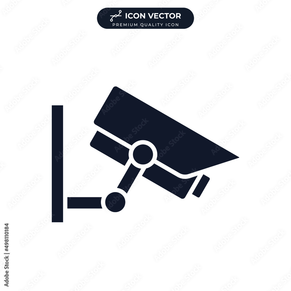 Security camera icon symbol template for graphic and web design collection logo vector illustration Security camera icon symbol template for graphic and web design collection logo vector illustration