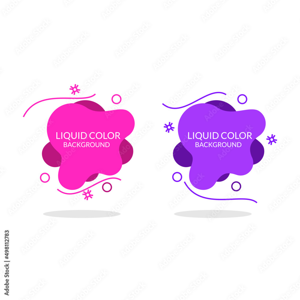 Liquid Sticker Discount label Price Promotion Vector Design