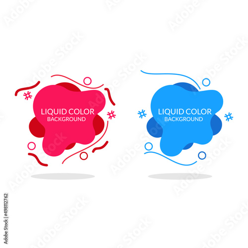 Liquid Sticker Discount label Price Promotion Vector Design